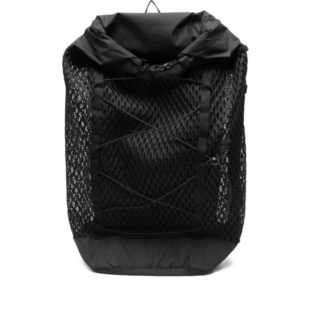 SNOW PEAK Mesh Drawstring Backpack Men BLACK Backpacks